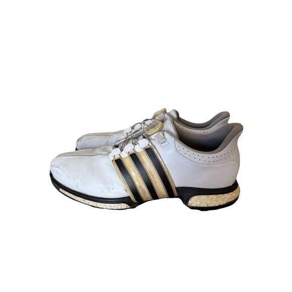 Adidas Tour 360 Boost Golf Shoes Mens 10  Spiked Performance Golfing Cleats - Picture 1 of 10